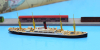 Passagierschiff "Iverna" beige Decks Cunard Line (1 St.) GB 1900 Mercator M 406